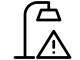 Defekte Strassenbeleuchtung